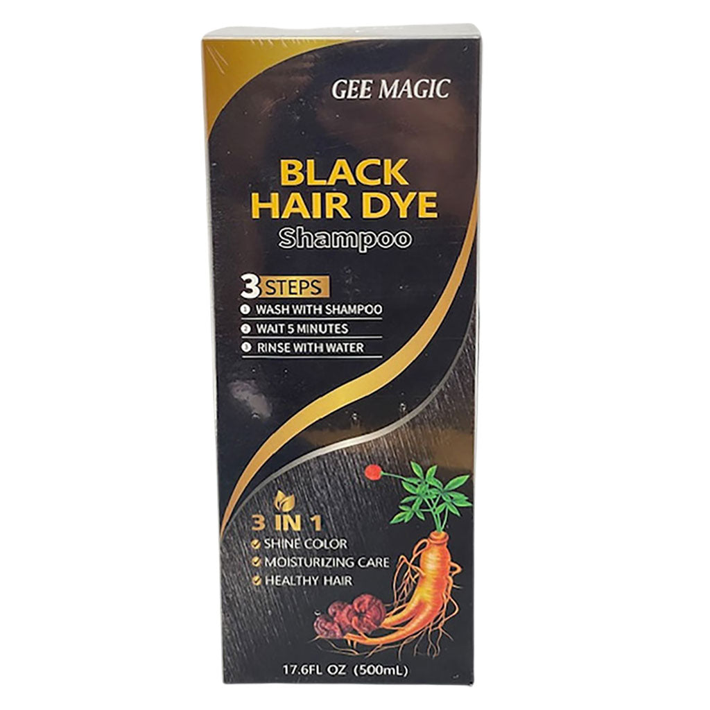 Gee Magic Black Hair Dye Shampoo 30ml / 500ml