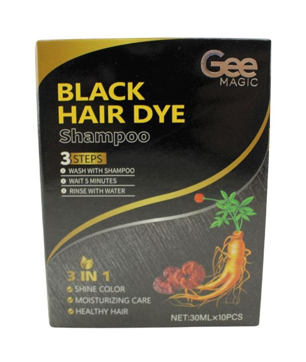 Paks Gee Magic Black Hair Dye Shampoo