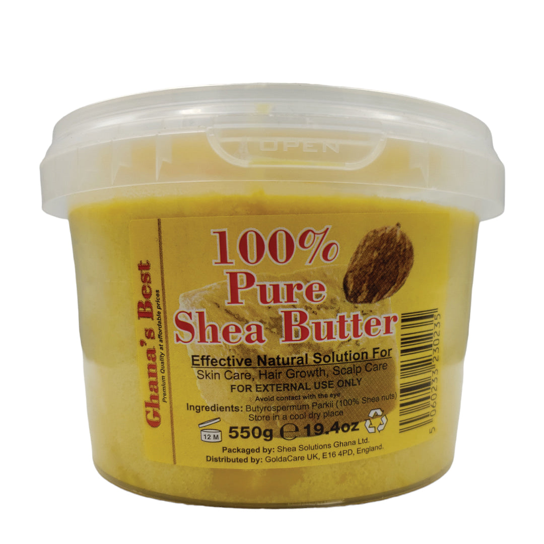 PCC Brands Easy Melt Ghana's Best Premium Quality 100% Pure Shea Butter Yellow