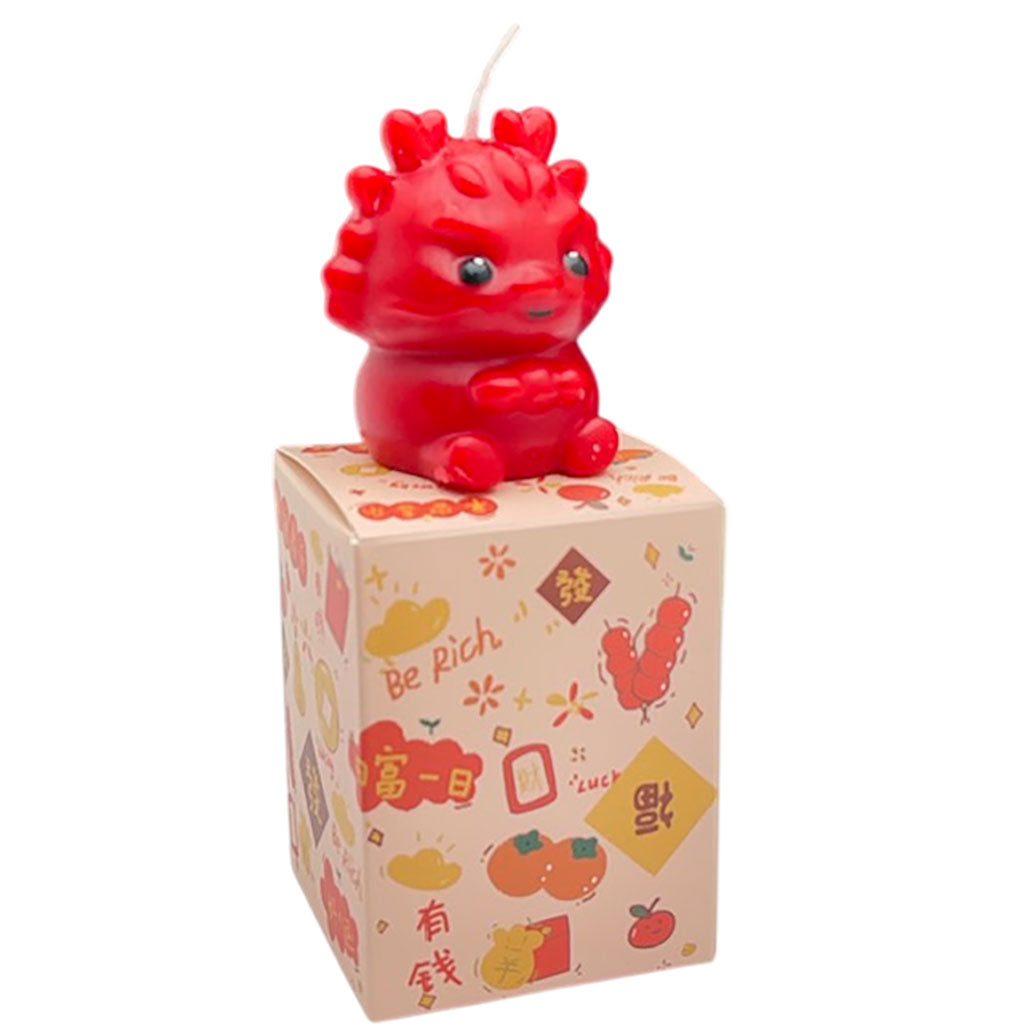 GOOD LUCK Chinese Dragon Shaped Scented Candle