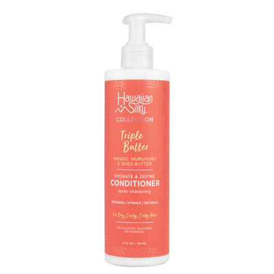 Hawaiian Silky Triple Butter Hydrate And Define Conditioner 354ml