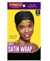 Red By Kiss Silky Satin Wrap Black HWR01