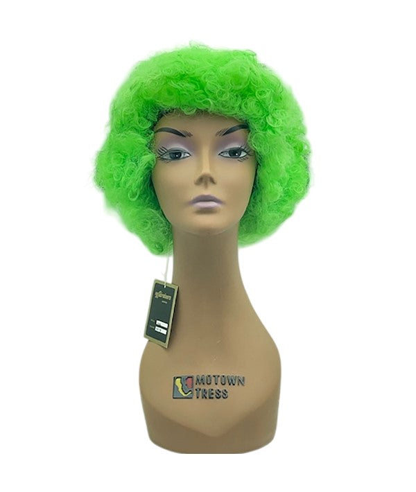 Hairaisers Halloween Costume Party Afro Wig 388A Green