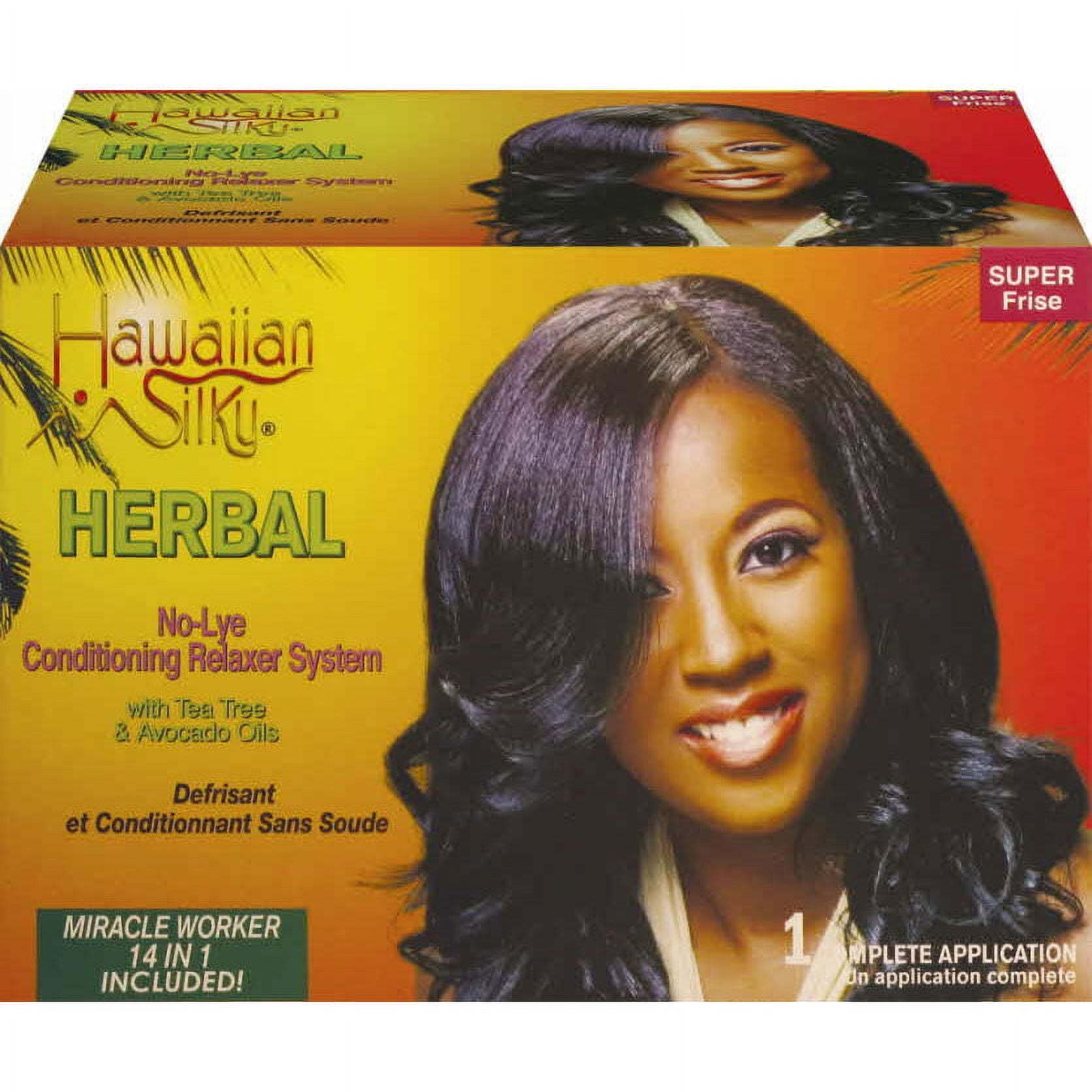Hawaiian Silky Herbal No Lye Relaxer Conditioning Super