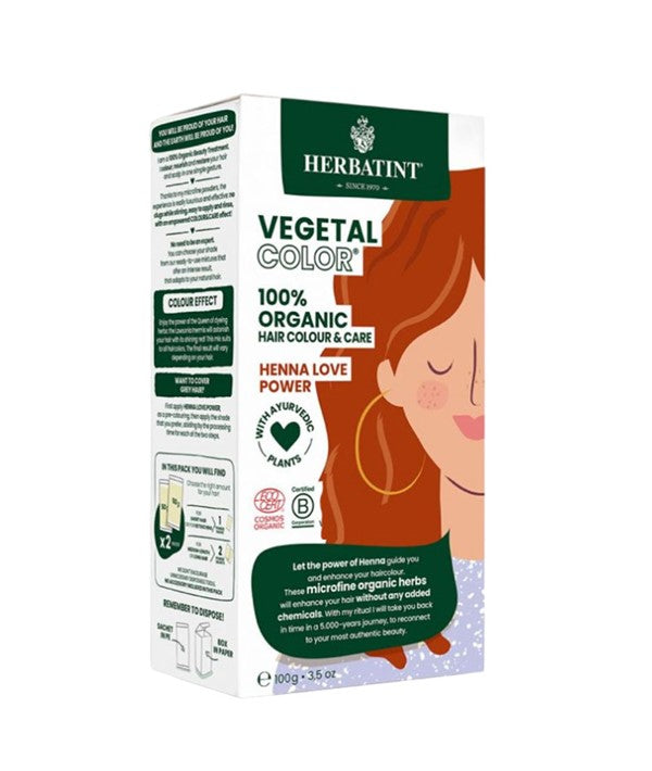 Herbatint - Vegetal Organic Hair Color Henna Love Power