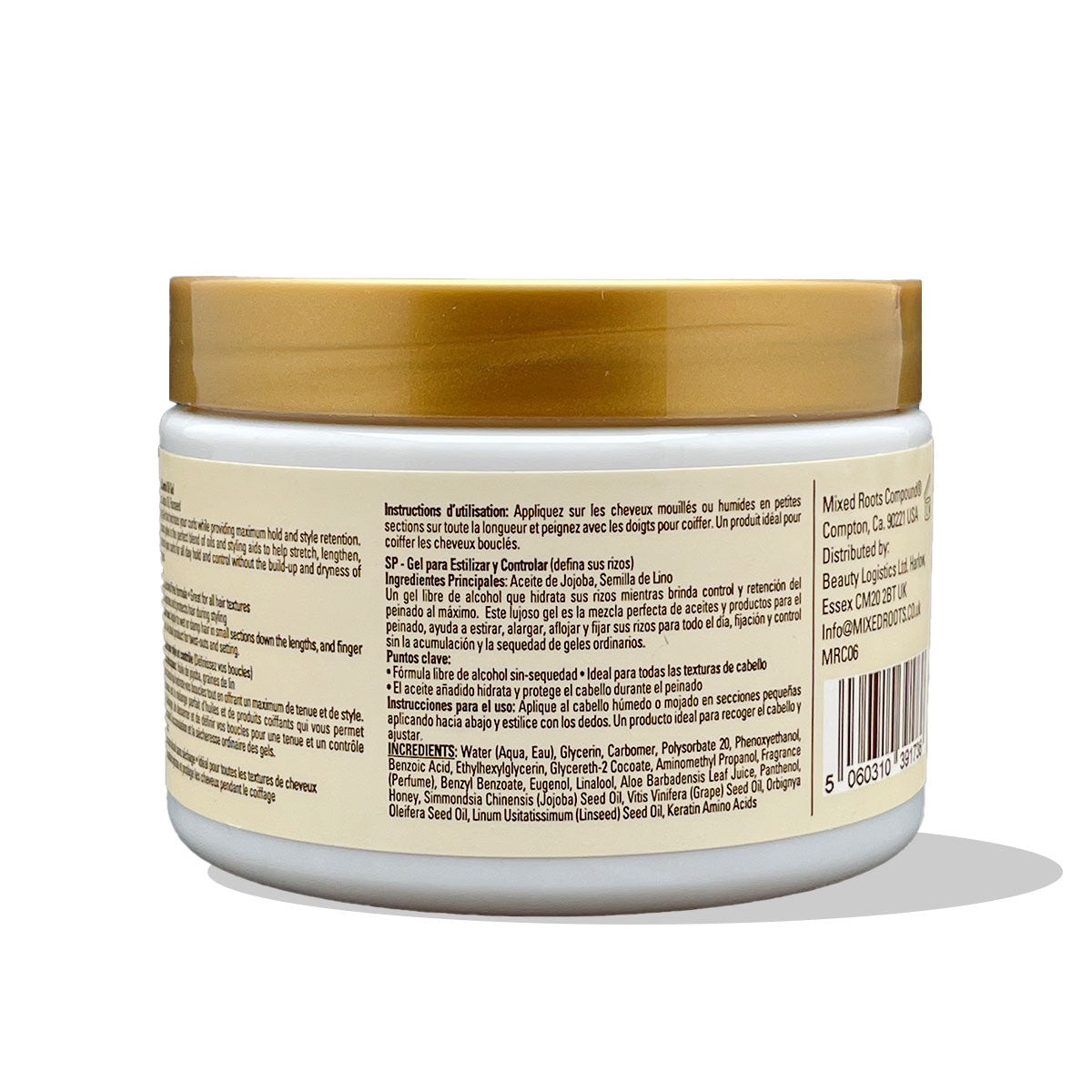 Mixed Roots Compounds Style & Control Oil Gel 355ml With Jojoba And Flaxseed
