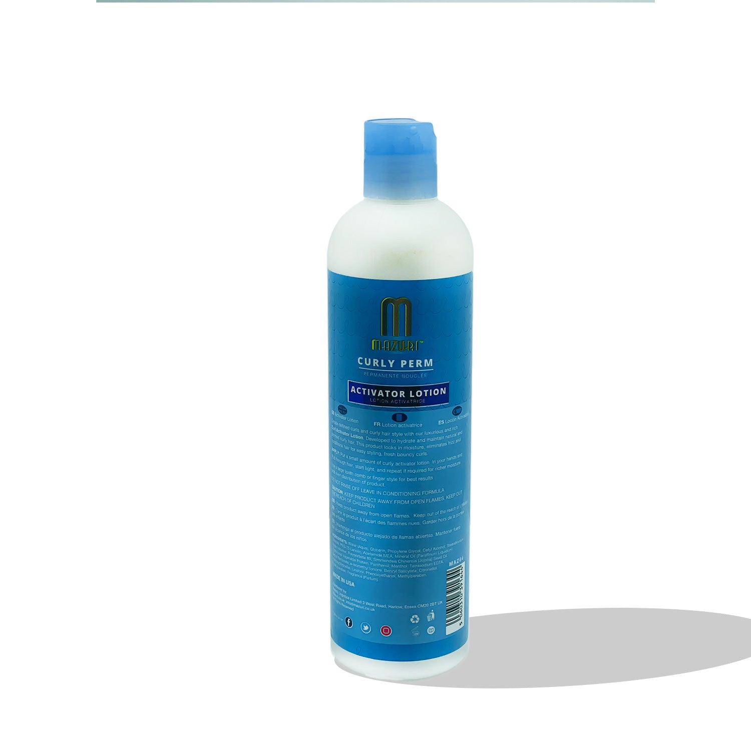 Mazuri Curly Perm Activator Lotion 355ml