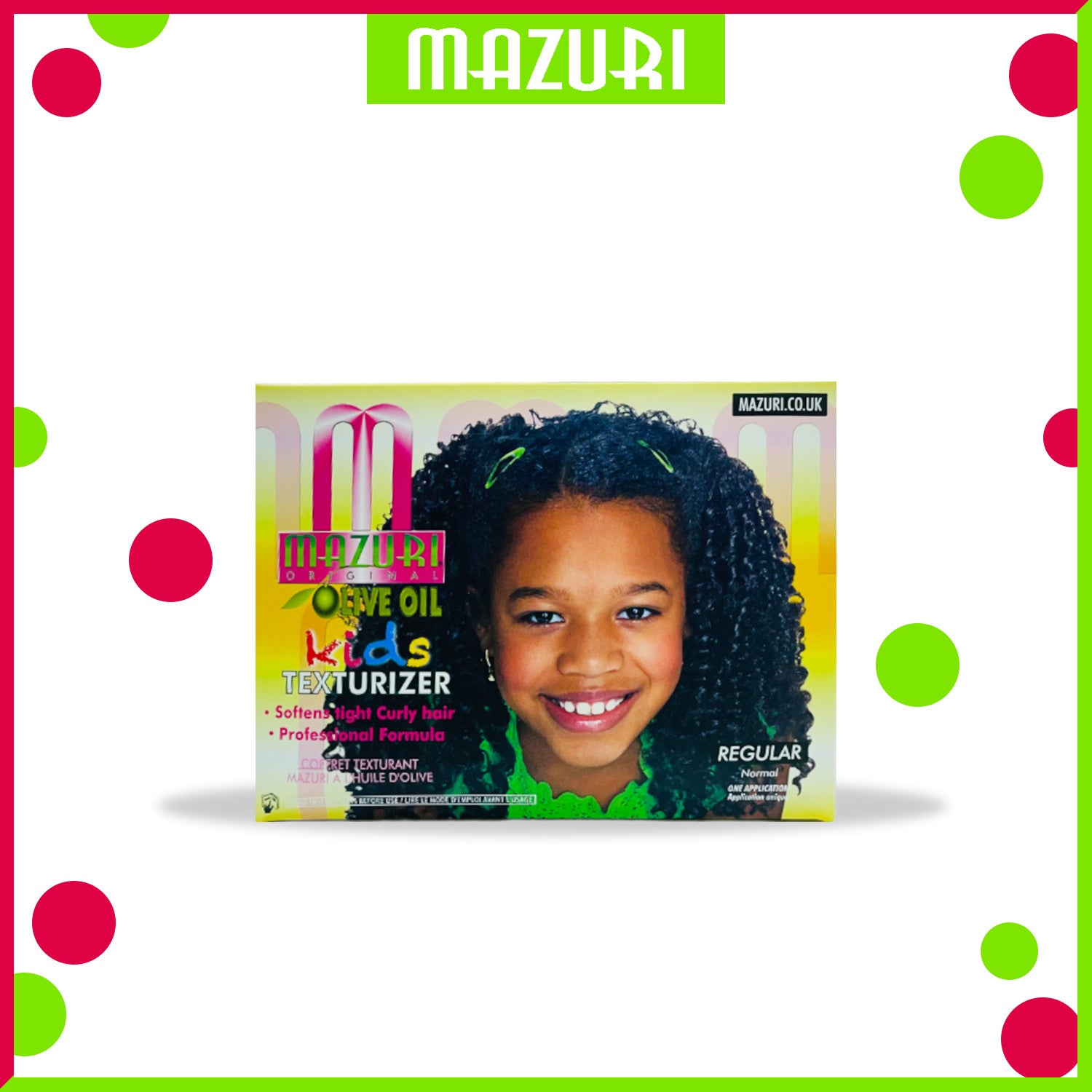 Mazuri Kids Olive Oil Texturizer 1 Application Regular - Afro Hair Boutique