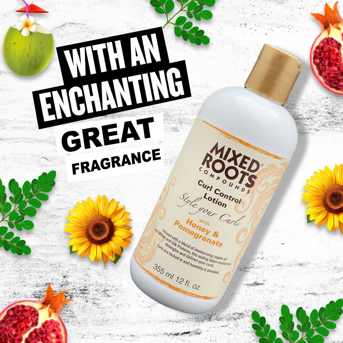 Mixed Roots Compounds Curl Control Lotion 355ml Style your Curl Honey & Pomegranate