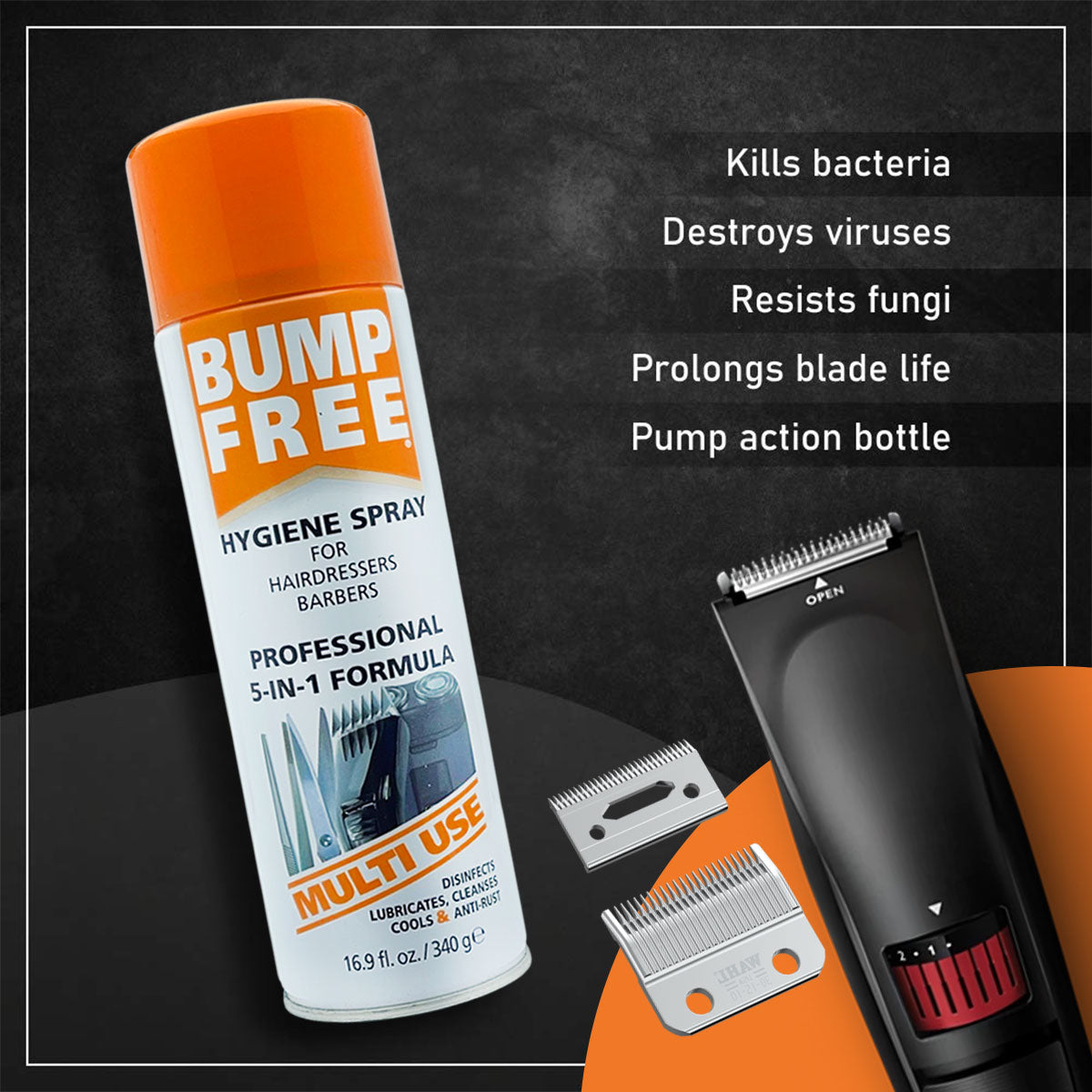 Bump Free Hygienic Clipper Spray 100ml / 500ml