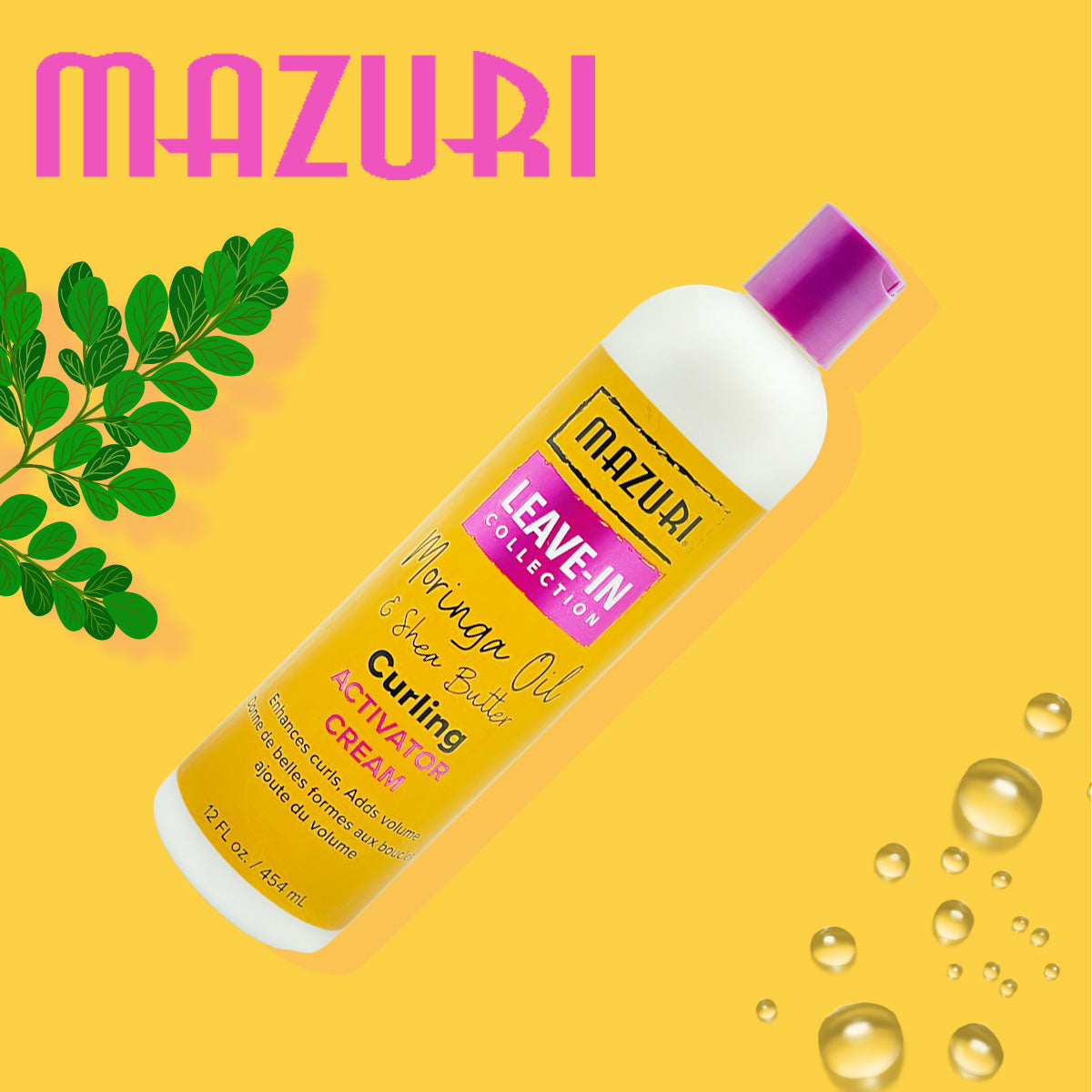Mazuri Leave In Collection Curling Activator Cream 454ml