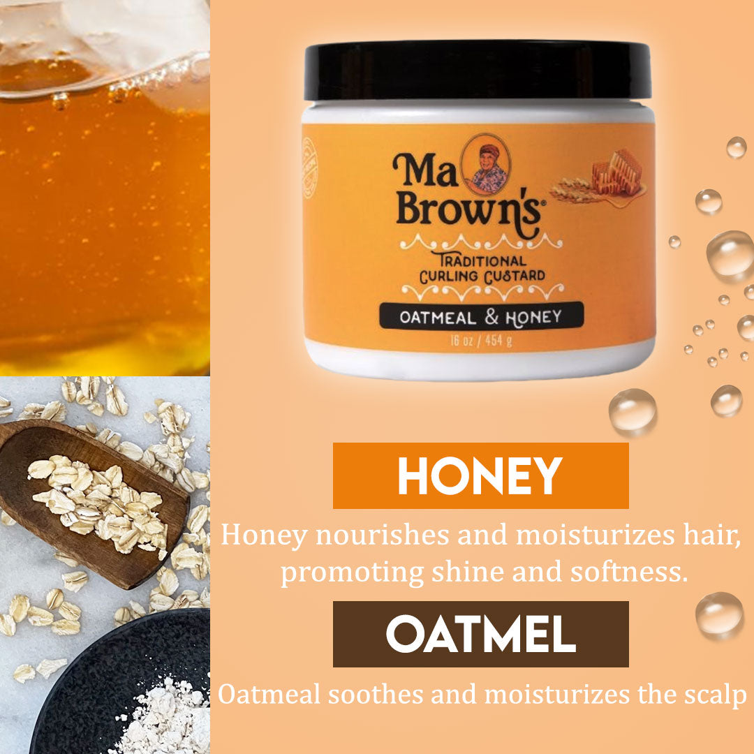 Ma Browns Traditional Curling Custard With Oatmeal And Honey - 454g
