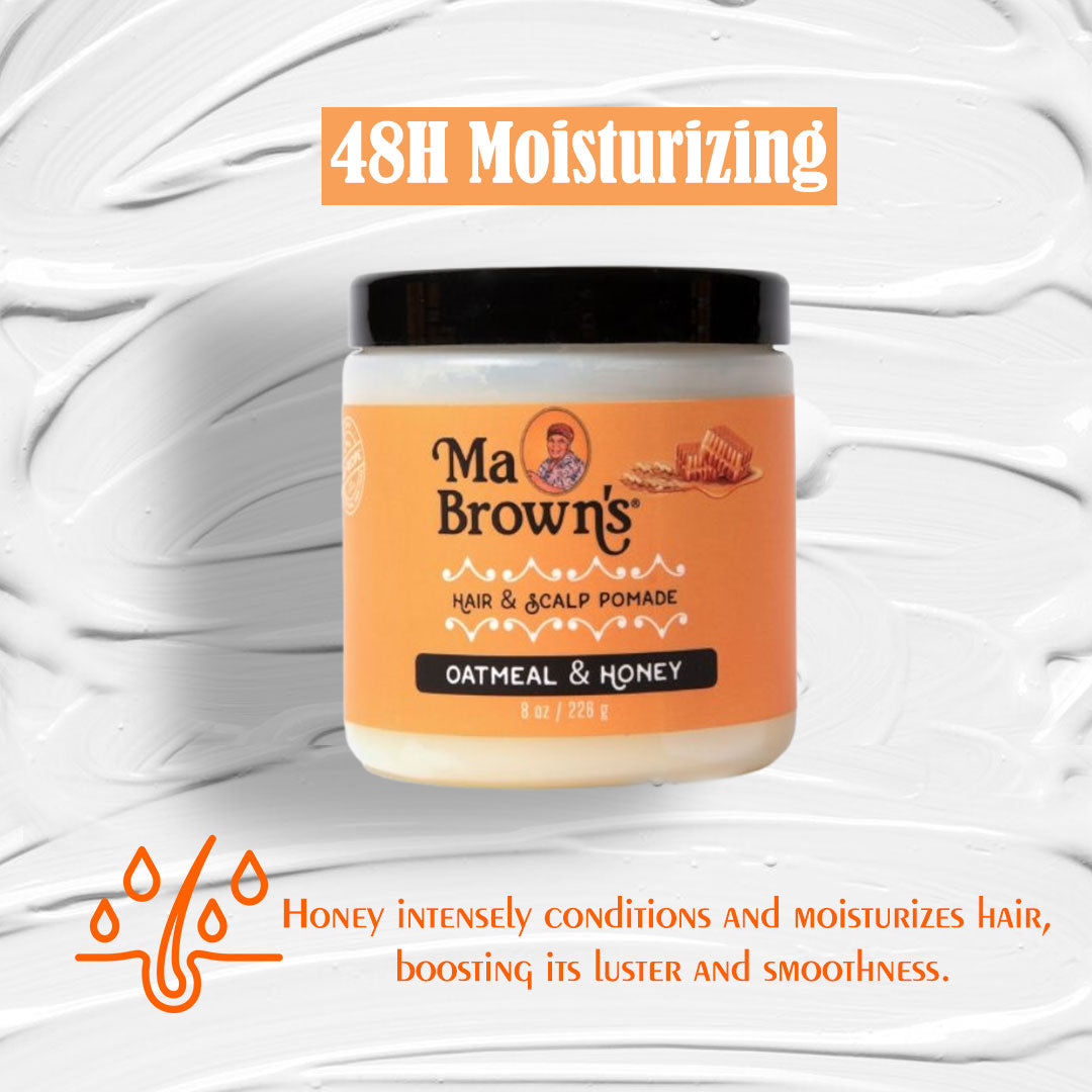 Ma Browns Hair And Scalp Pomade With Oatmeal And Honey - 226g