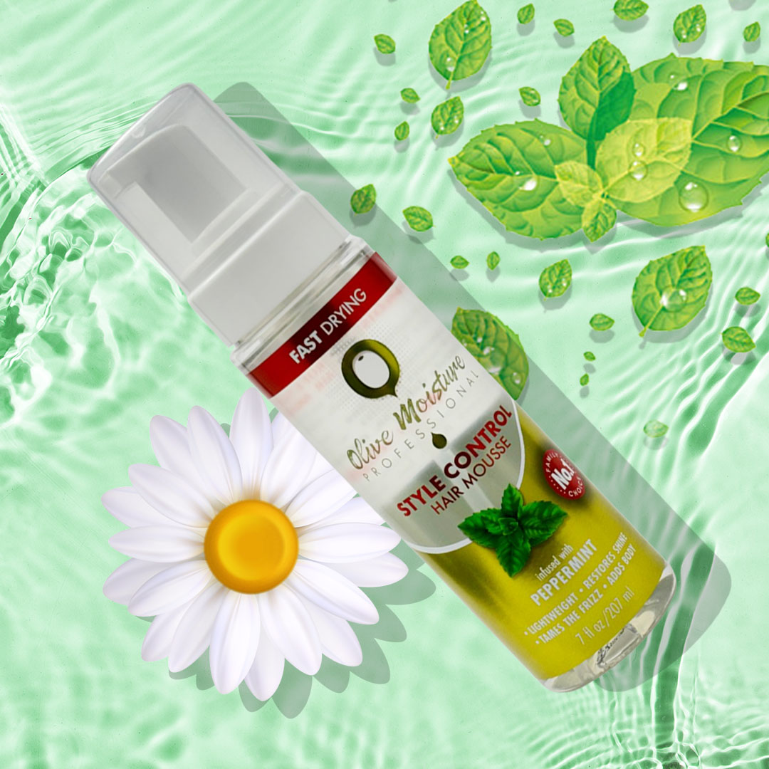 Olive Moisture Professional Style Control Hair Mousse 500ml