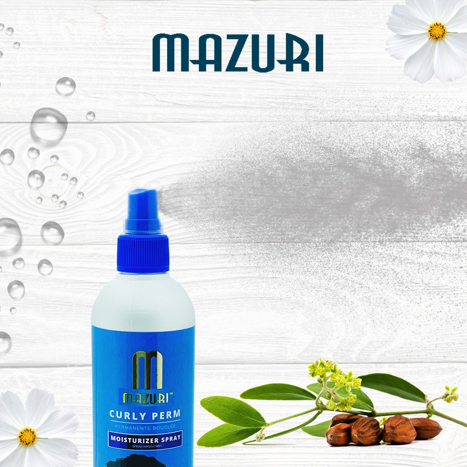 Mazuri Curly Perm Moisturizer Spray 355ml