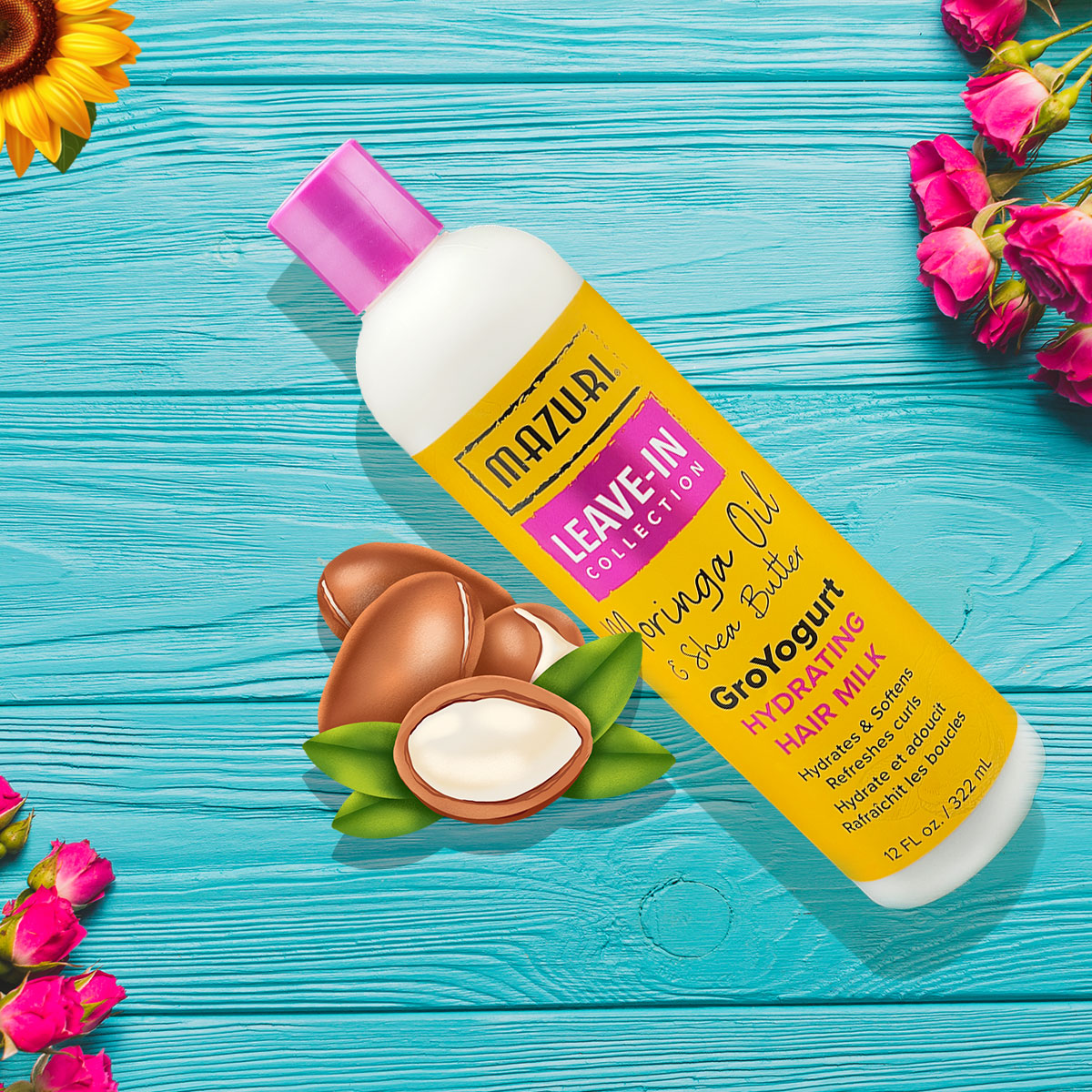 Mazuri Leave In Collection Groyogurt Hydrating Hair Milk 322ml