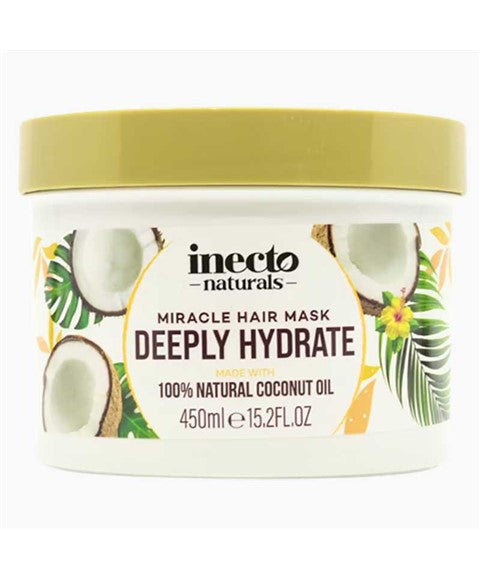 inecto  Naturals 100 Percent Natural Coconut Oil Miracle Hair Mask