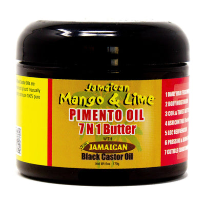 Jamaican Mango And Lime Black Castor Pimento Oil 7 In 1 Butter 170g