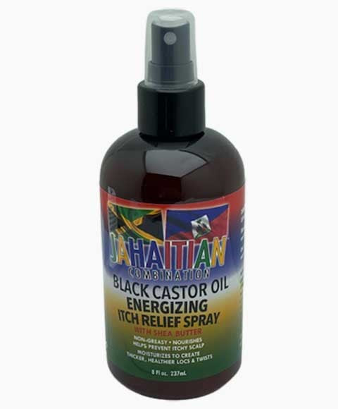 Mamado Jahaitian Black Castor Oil Energizing Itch Relief Spray
