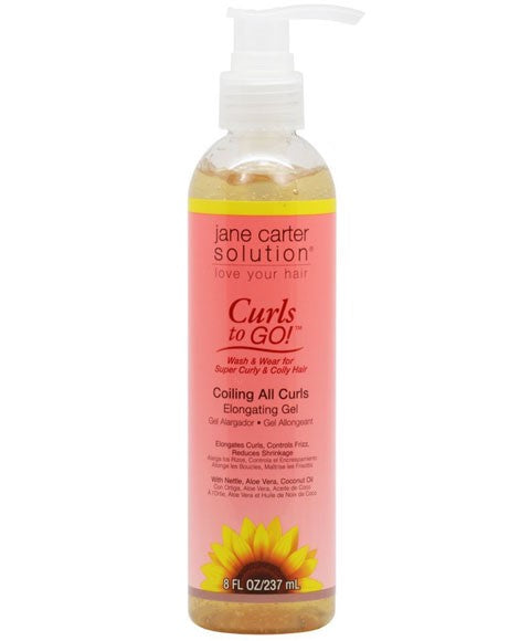 Jane Carter Solution Curls To Go Coiling All Curls Elongating Gel
