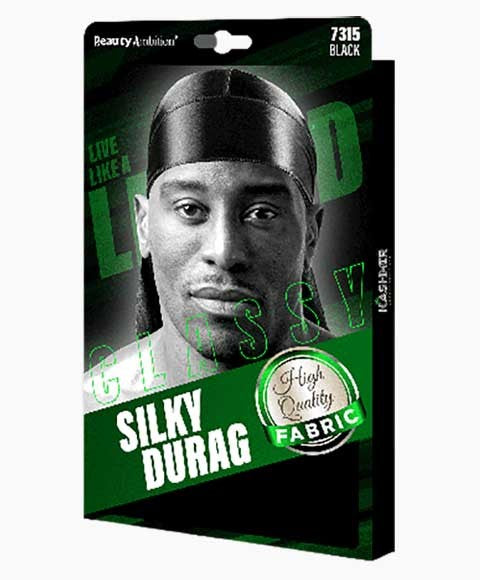 Kashmir Beauty Ambition Classy Silky Durag 7315 Black