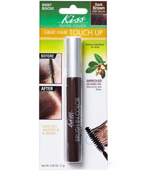 Kiss New York Quick Cover Gray Hair Touch Up Brush BGC02