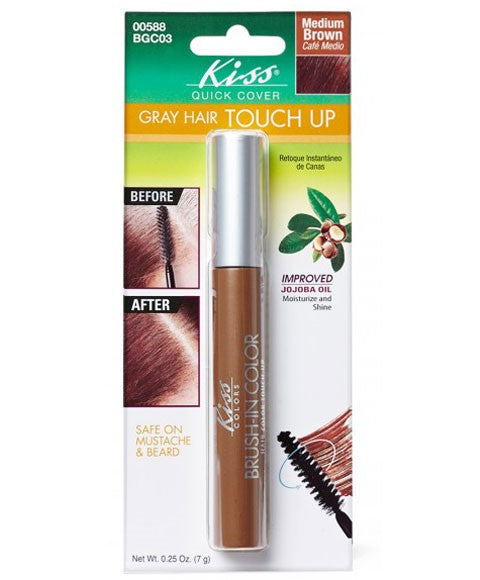 Kiss New Yorkquick Cover Gray Hair Touch Up Brush BGC03