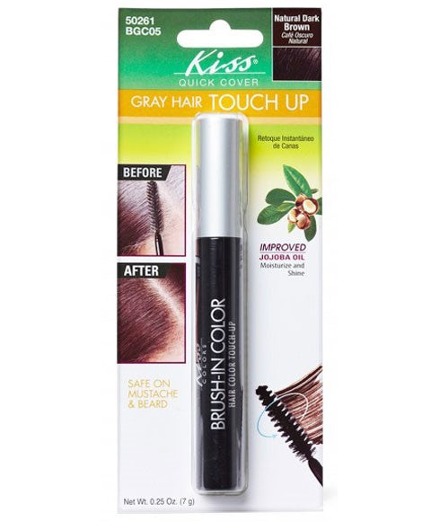 Kiss New York Quick Cover Gray Hair Touch Up Brush BGC05