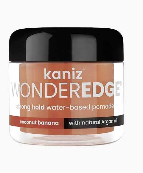 kaniz Wonder Edge Coconut Banana Scent Strong Hold Water Based Pomade