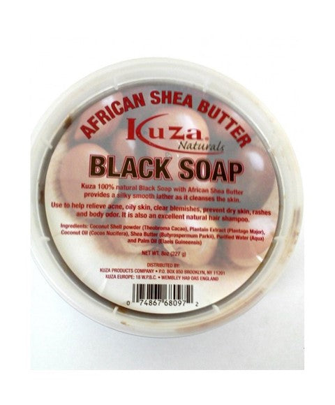 kuza  African Shea Butter Black Soap