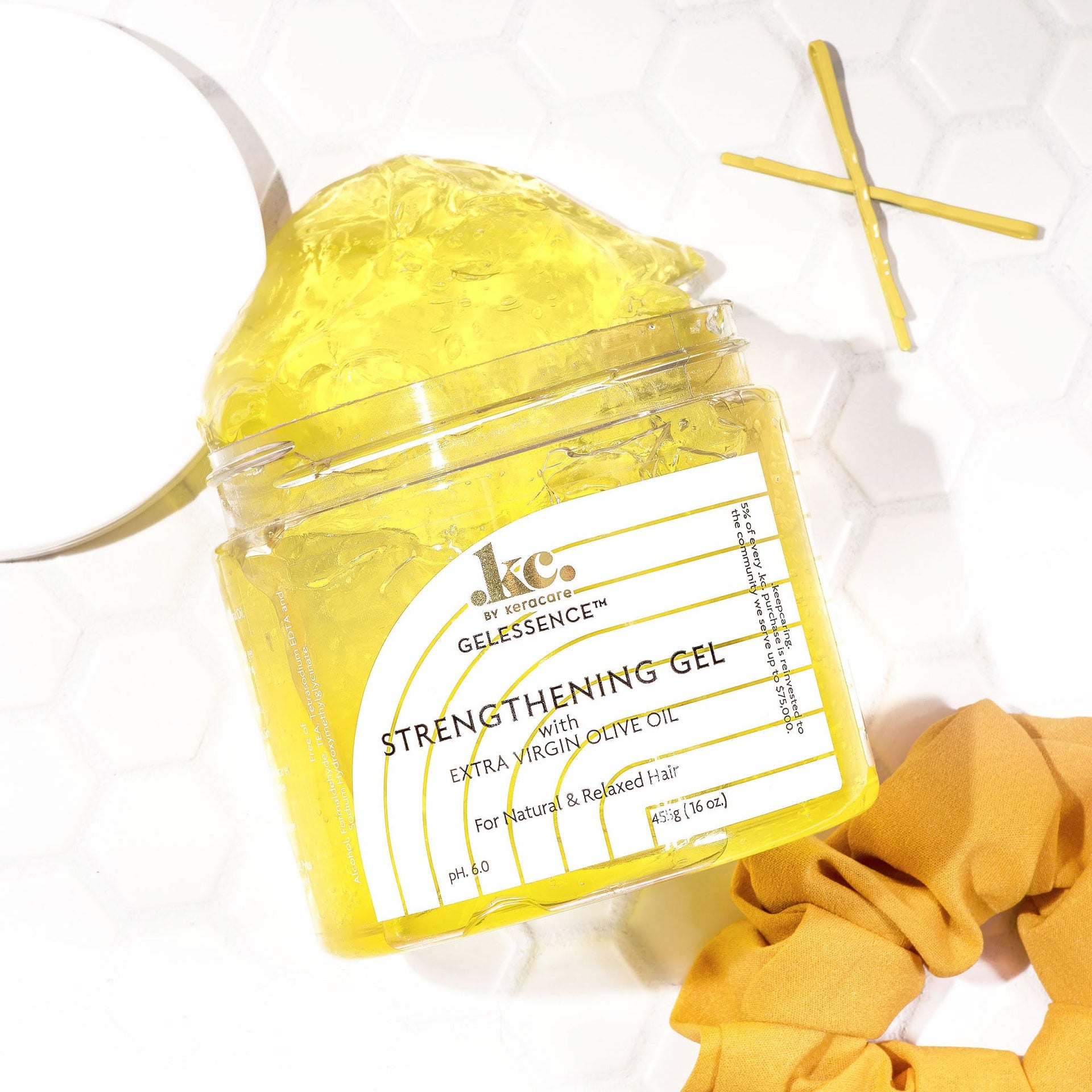 KeraCare Gelessence Strengthening Gel With Extra Virgin Olive Oil 455g