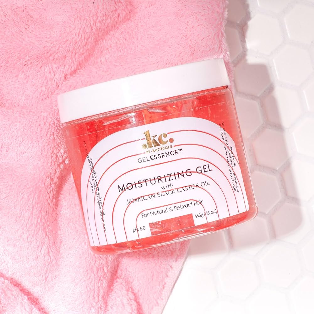 Keracare Gelessence Moisturizing Gel With Jamaican Black Castor Oil 455g