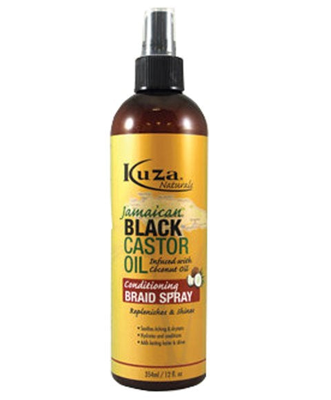kuza Jamaican Black Castor Oil Conditioning Braid Spray
