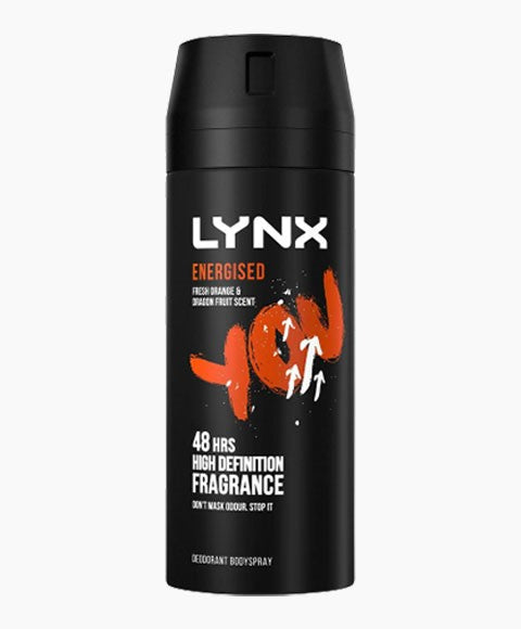 Lynx Energised 48H High Definition Fragrance Deodorant Spray