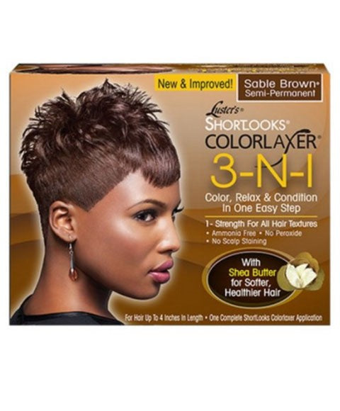 Lusters Products Shortlooks Colorlaxer 3 IN 1 Sable Brown