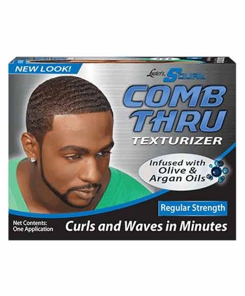 Lusters Products S Curl Comb Thru Regular Texturizer Infused With Olive And Argan Oil
