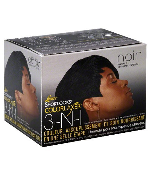 Lusters Products Shortlooks Colorlaxer 3 IN 1 Black