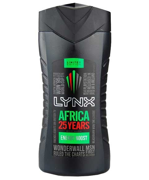 Lynx Africa Energy Boost Body Wash Limited Edition