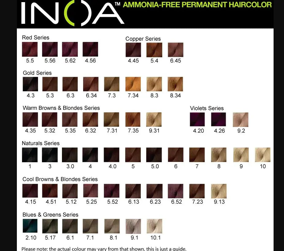 L'Oreal INOA Fundamental Ammonia free hair colour dye 60ml Various Shades