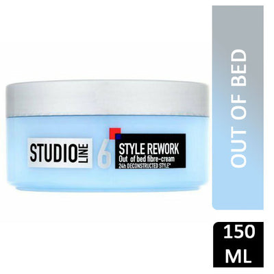 Loreal Studio Style Rework Out Of Bed Fibre Hair Style Cream 150ml