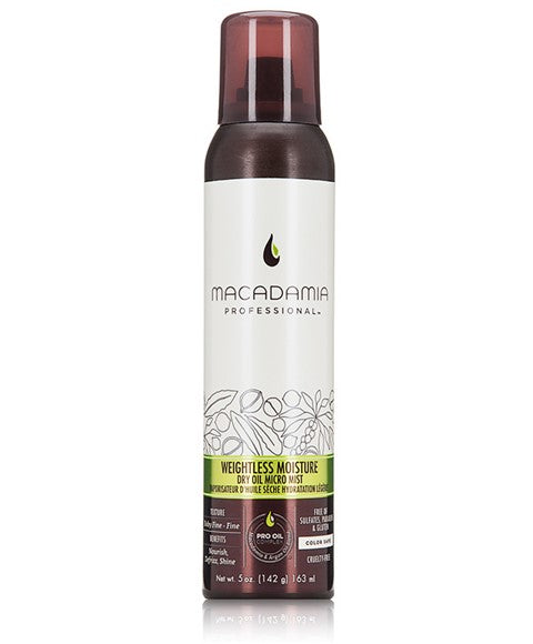 Macadamia Weightless Moisture Dry Oil Micro Mist