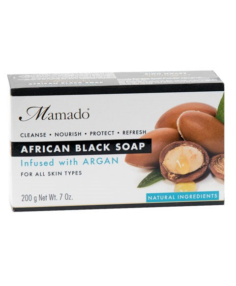 Mamado African Black Soap Infused With Argan