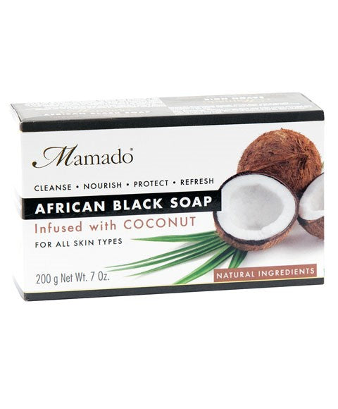 Mamado African Black Soap Infused With Coconut