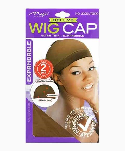 Bee Sales Magic Collection Deluxe Expandable Wig Cap 2225LTBRO