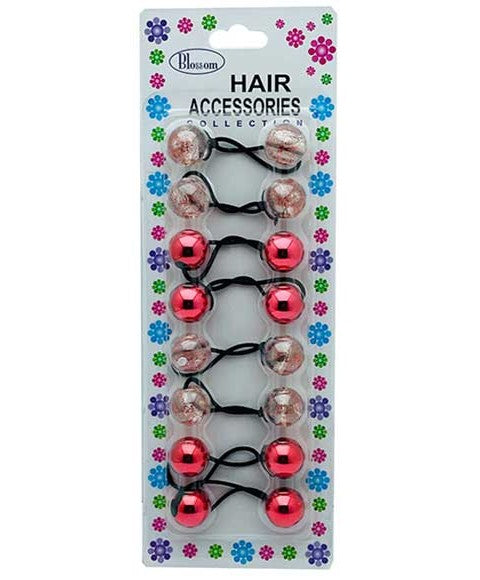 Mayfair Blossom Hair Accessories Collection Ponytailer PPP11RED