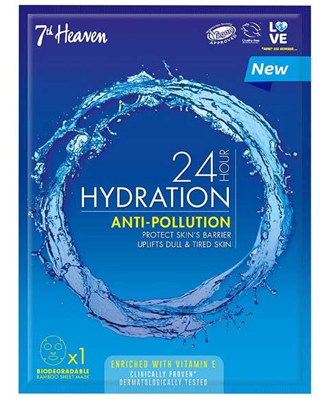 Montagne Jeunesse 7Th Heaven Anti Pollution 24Hour Hydration Sheet Mask