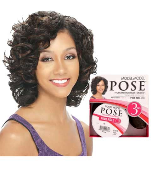 Model Model Pose Human Hair Mastermix Pink Roll