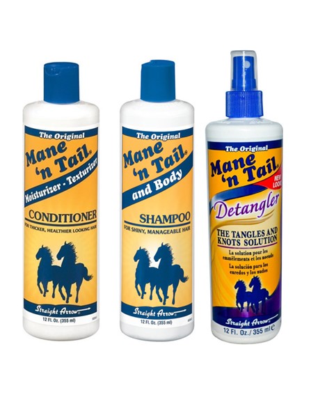Mane N Tail Shampoo Conditioner And Detangler Trio