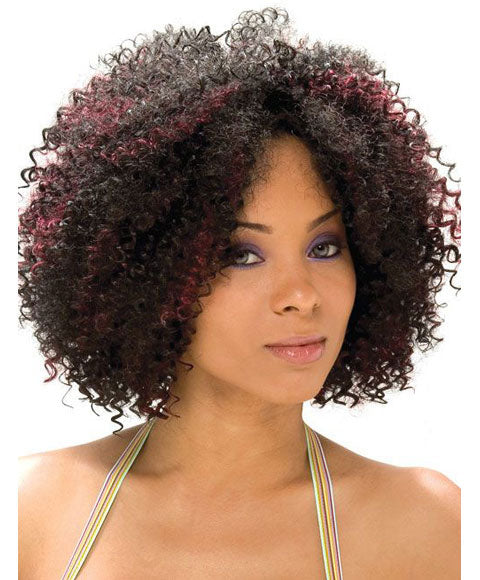 Model Model Glance Syn Soft Jerry Curl Weave