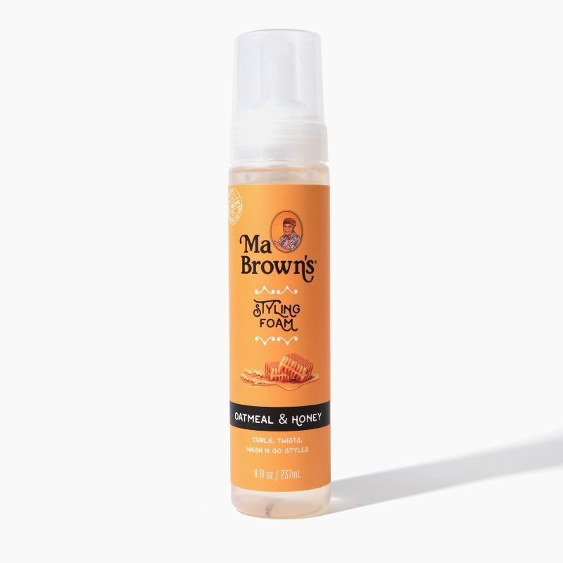 Ma Browns Styling Foam With Oatmeal And Honey - 237ml